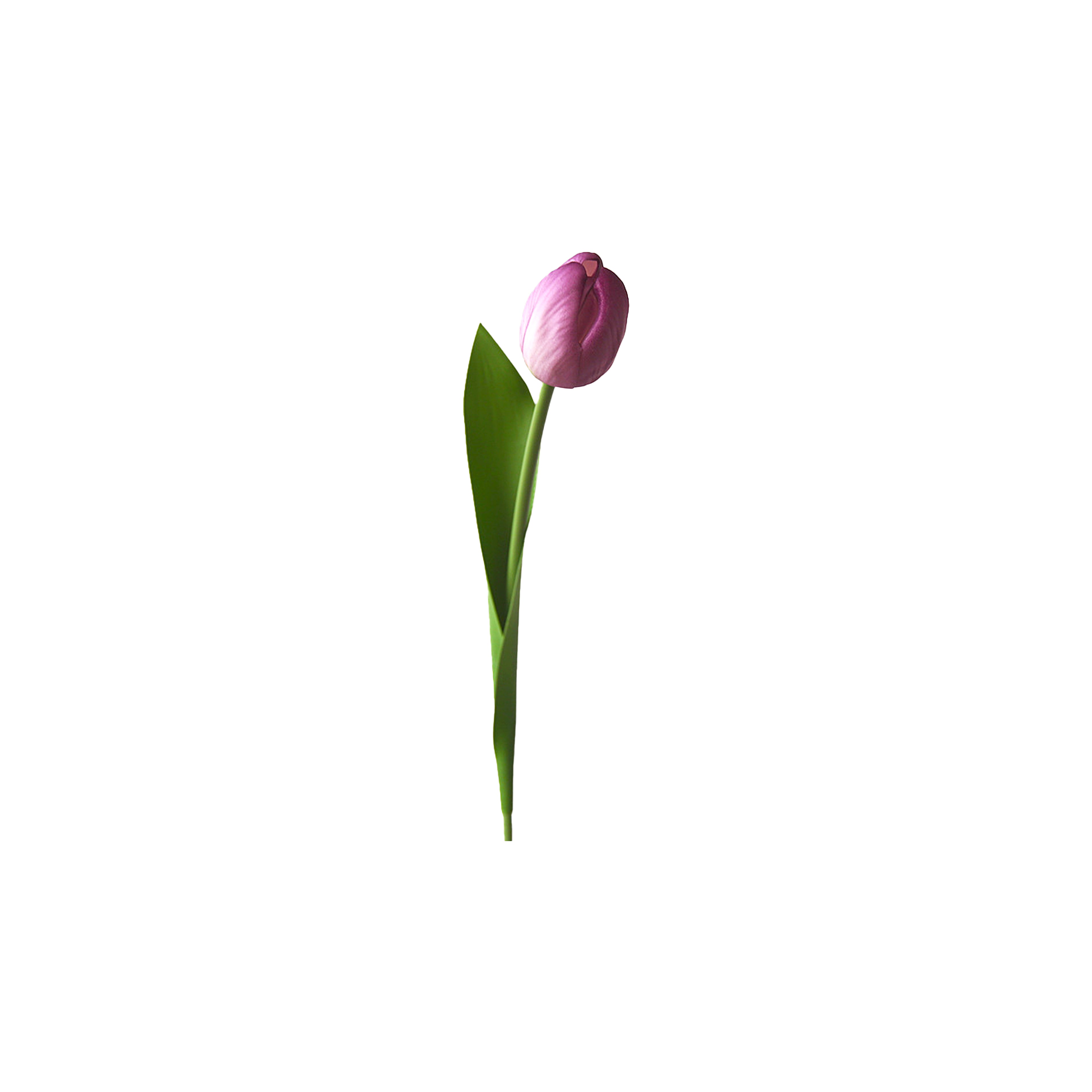 18.5" Artificial Tulip Stem - Single Lifelike Flower