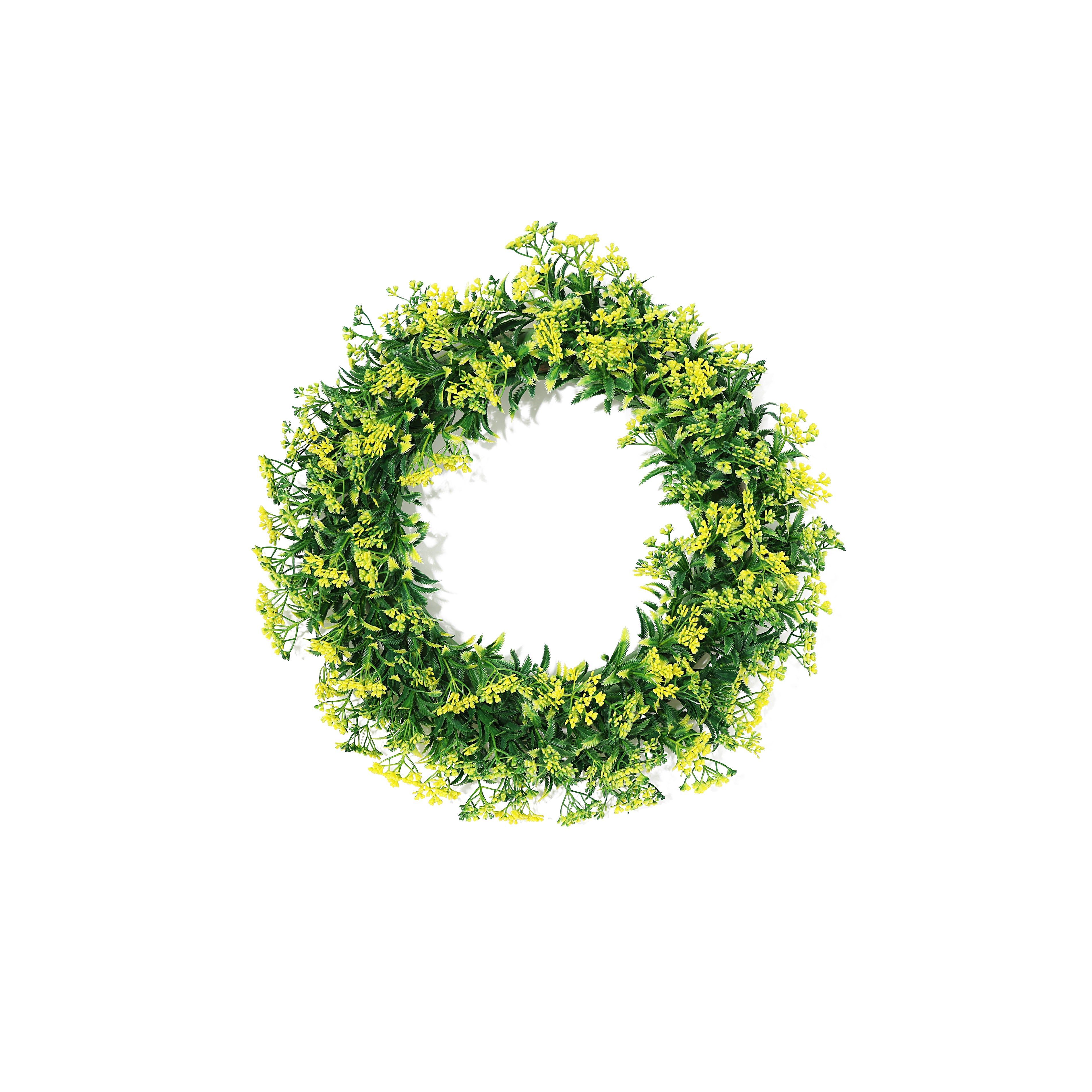 Artificial Fern Wreath for All Seasons