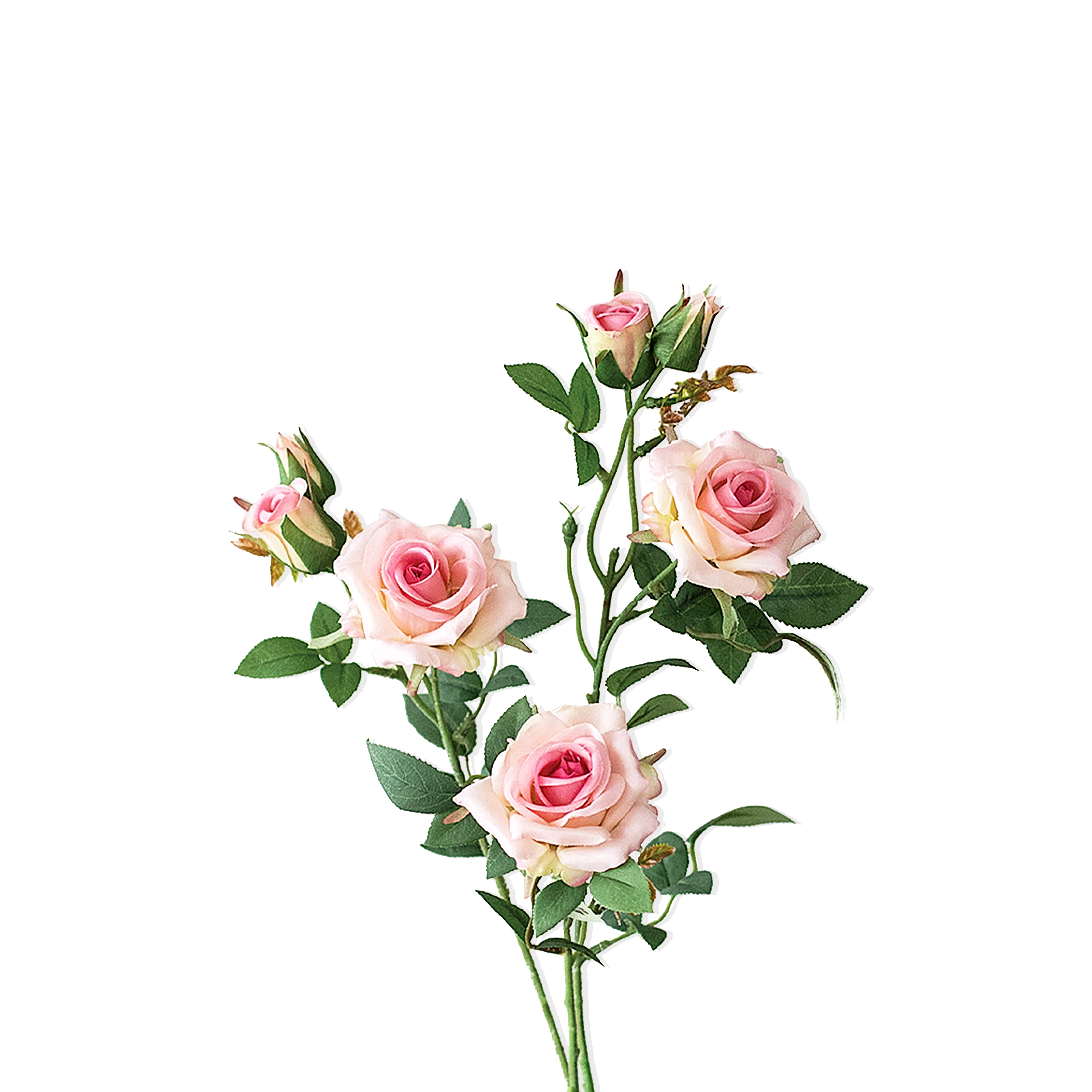 28" Artificial Rose Stem for Home Decor