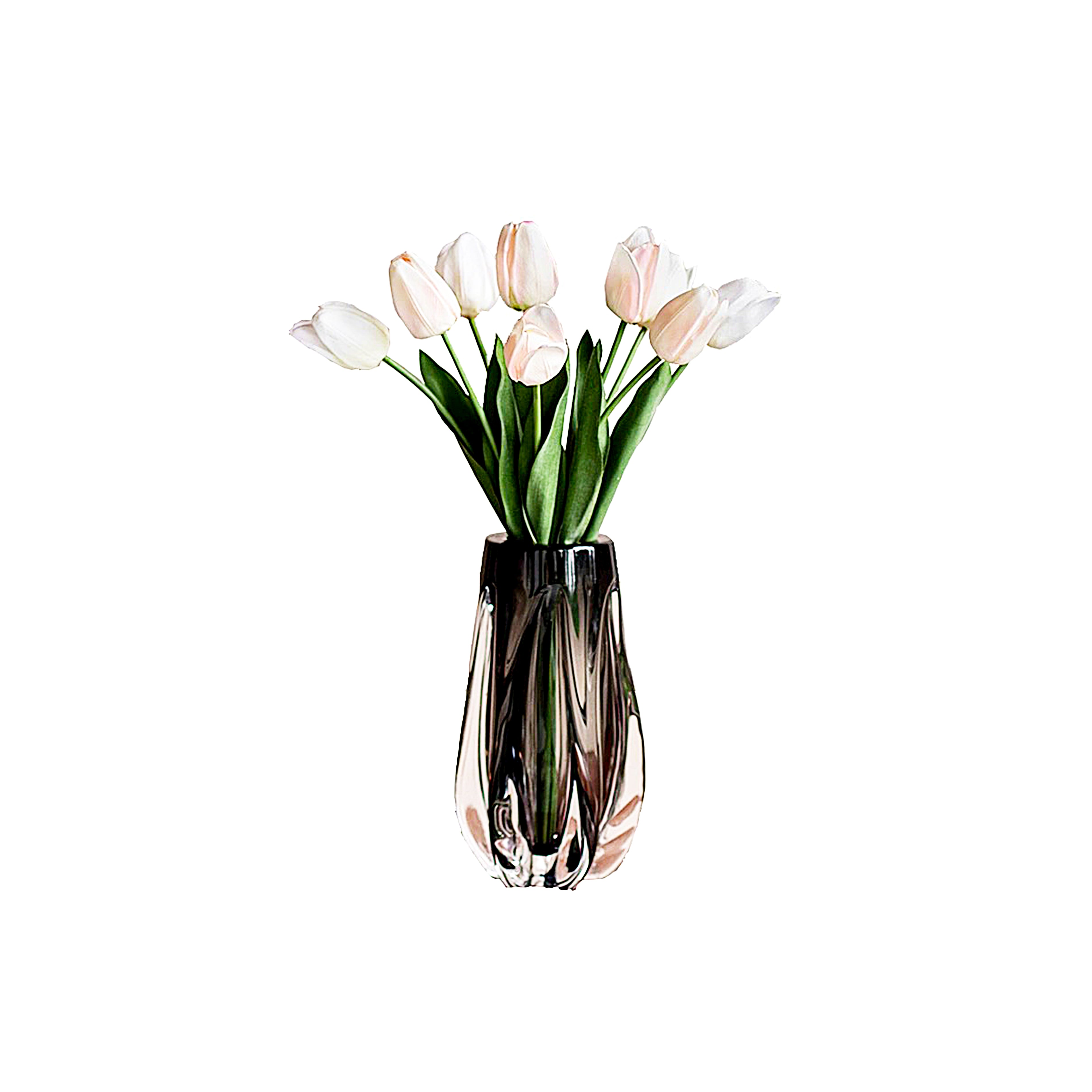 17.5 Inch Artificial Tulip Flowers in Vase